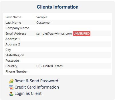 Unverified email badge