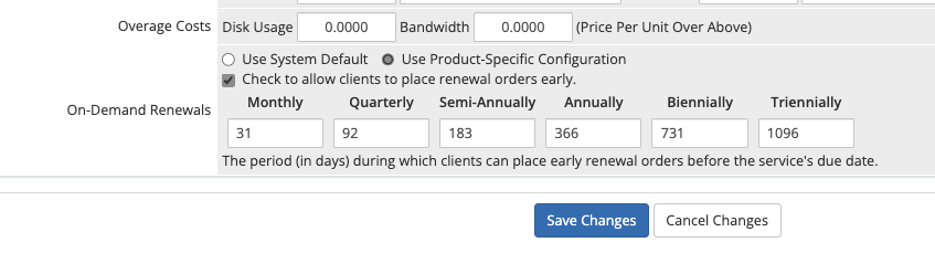 Enabling On-Demand Renewals globally